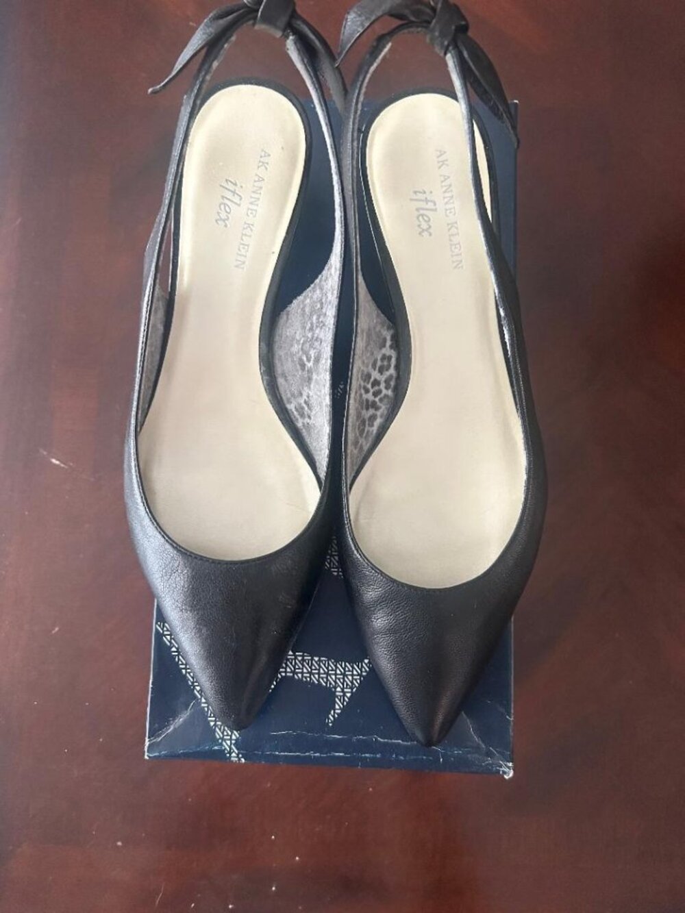 Anne Klein Pipa Slingback- Very good condition- Black 8M